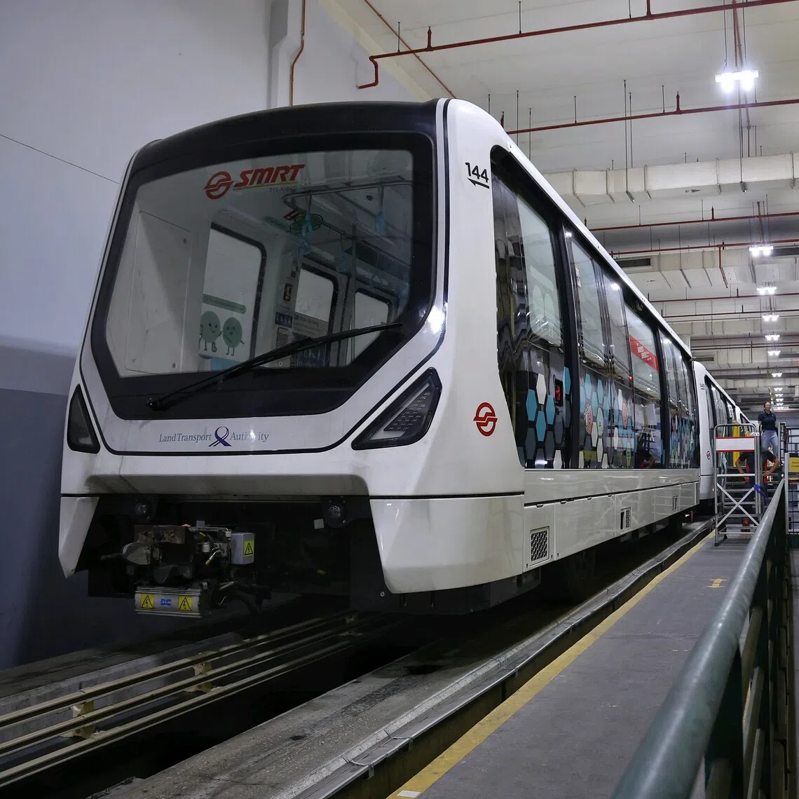 The upgrades include replacing 16.6km of power rails that supply electricity to the trains, which is now close to completion.