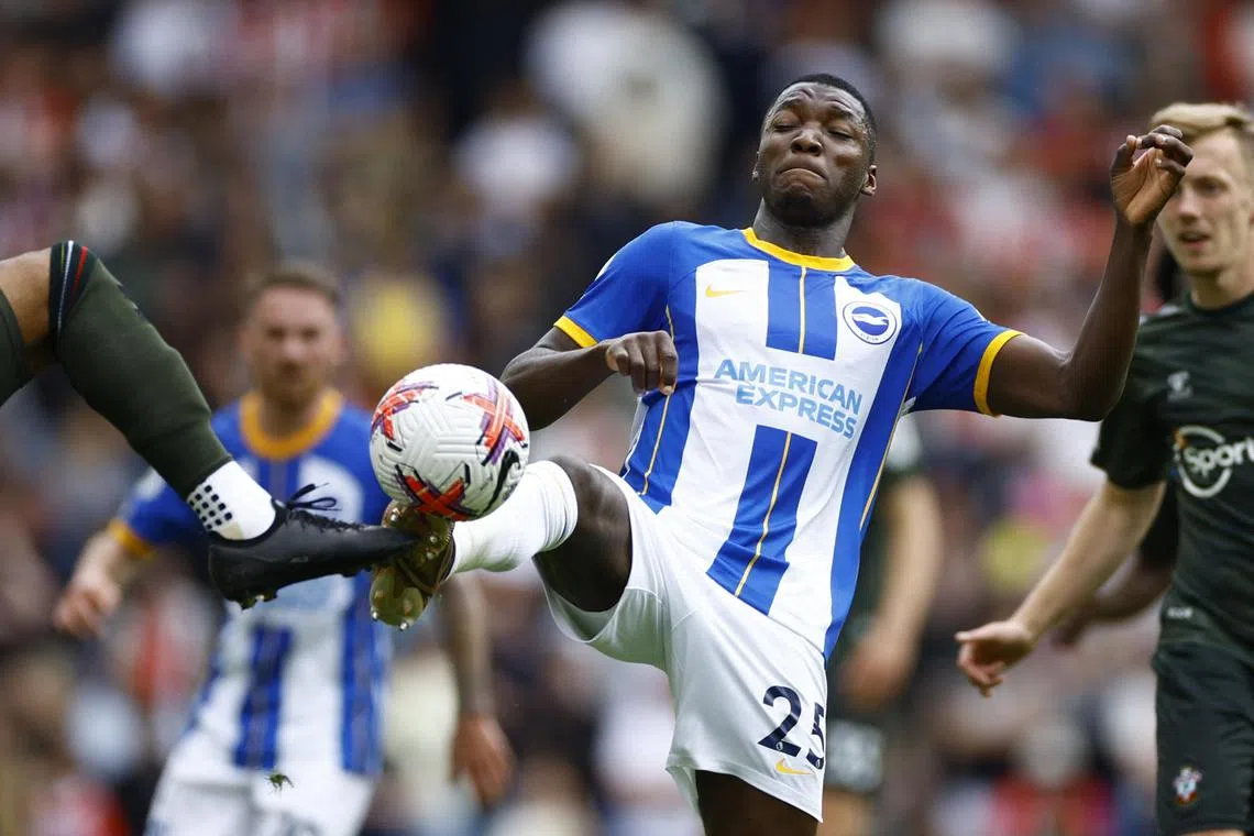 Liverpool have agreed a £110 million deal (S$189 million) with Brighton, but Moises Caicedo is thought to favour a move to Chelsea. 