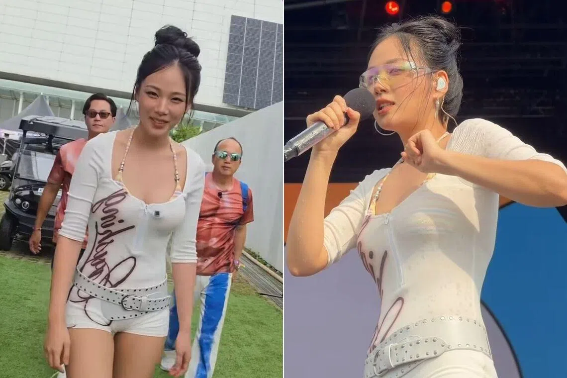 South Korean singer Bibi faces backlash over choreography at Waterbomb Festival