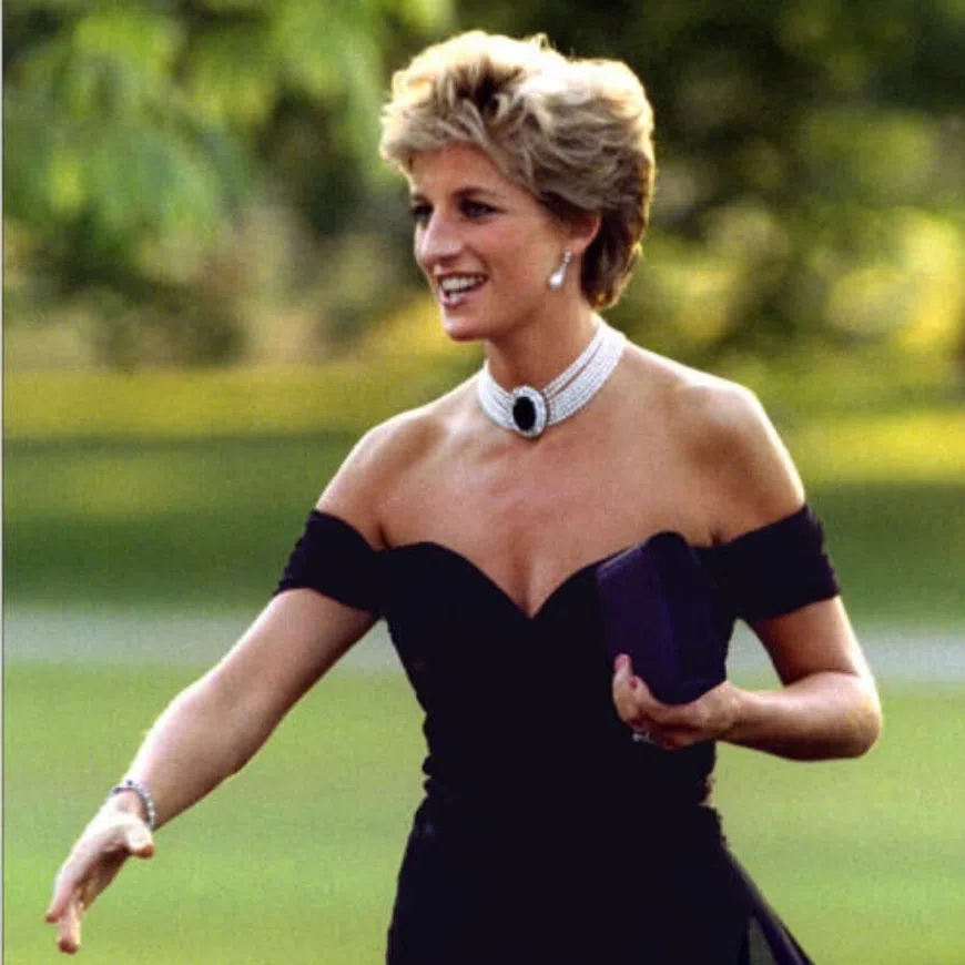 Princess Diana’s appearance in the so-called revenge dress in 1994 was widely seen as a show of strength amid her husband’s affair.