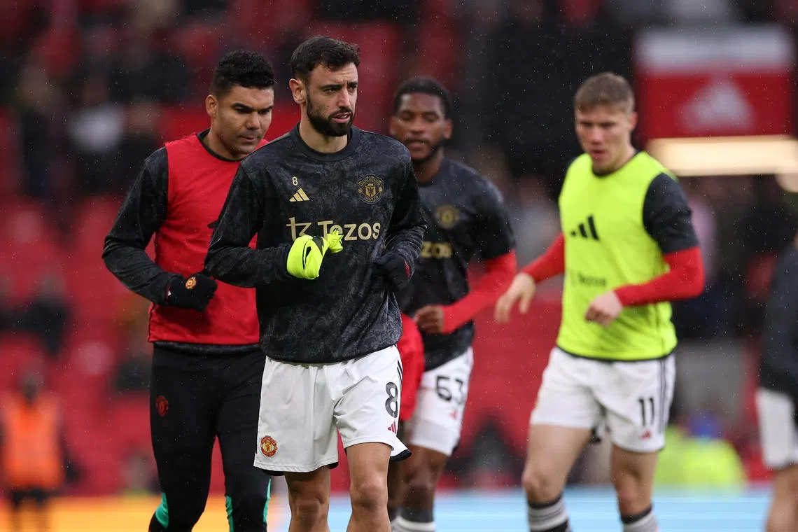 Manchester United captain Bruno Fernandes will lead the way as the Red Devils hope to get back to winning ways.