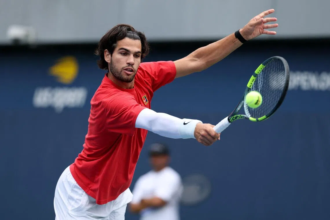 Carlos Alcaraz is trying to bookend his season with Grand Slam titles after his Australian Open triumph in January made him the youngest man to complete a career Grand Slam.