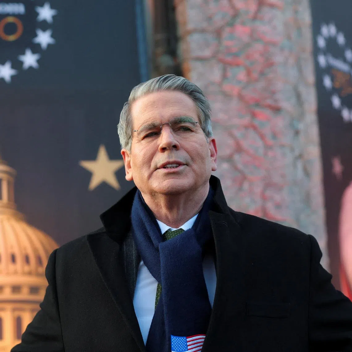 U.S. Treasury Secretary Scott Bessent gives a statement during the 56th annual World Economic Forum (WEF) meeting, at the USA House venue, in Davos, Switzerland, January 19, 2026. REUTERS/Denis Balibouse