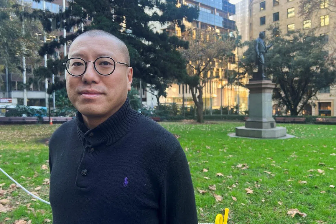 Yam said he exercised his democratic rights in Australia to raise awareness of Hong Kong’s situation.  