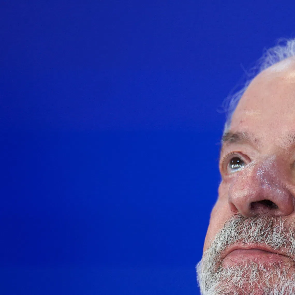 Brazilian President Luiz Inacio Lula da Silva, the candidate for reelection for the Workers' Party (PT), attends a ceremony to sign the decree regulating the legal framework of the video game industry at the Planalto Palace in Brasilia, Brazil, October 14, 2026. REUTERS/Adriano Machado