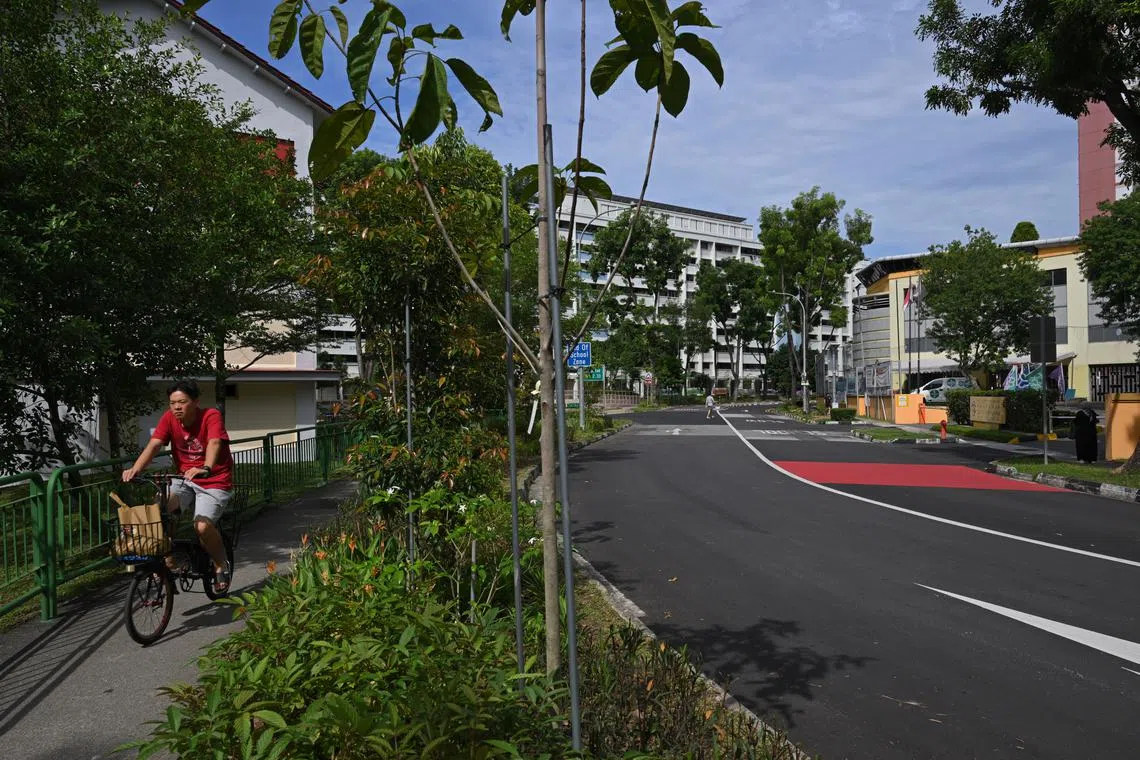 New signalised crossings will be added along Bukit Batok Street 31 as part of the Friendly Streets initiative.