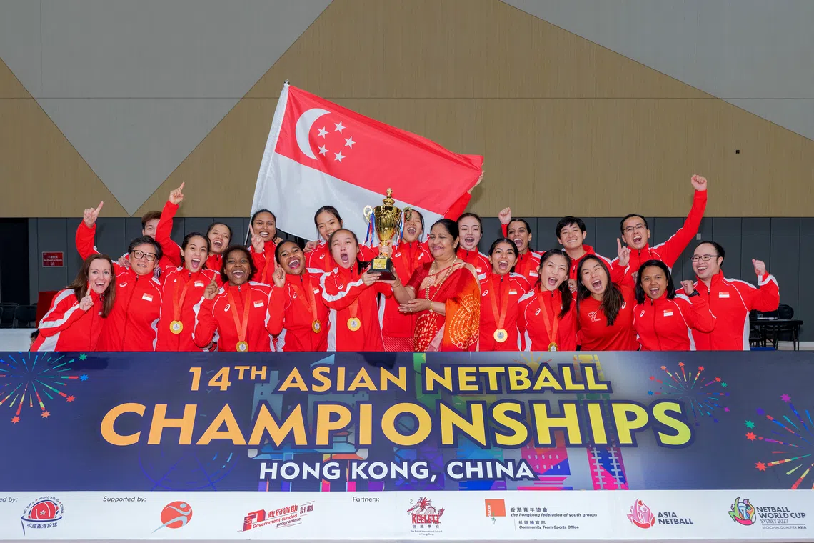 The Singapore Vandas retained their Asian Netball Championships crown on Aug 15 with a 57-33 win over hosts Hong Kong in the final. 