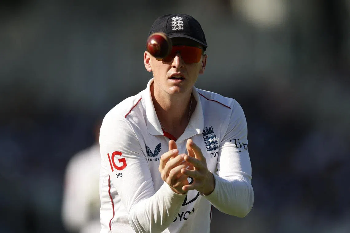 FILE PHOTO: Cricket - International Test Match Series - Third Test - England v India - Lord's Cricket Ground, London, Britain - July 13, 2025 England's Harry Brook fields Action Images via Reuters/Peter Cziborra/File Photo