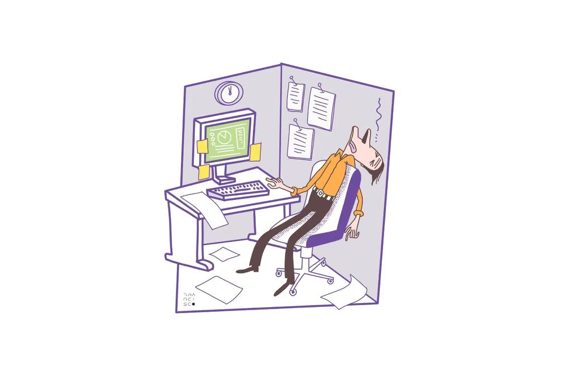 With longer working hours, workers are experiencing more stress and mental health issues in coping with work, family and commitments.