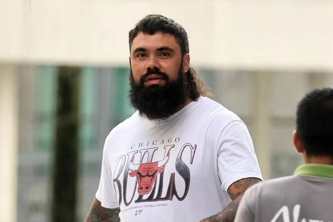 ID confirmed by Photog Kelvin Chng and Shaffiq ST.// Moncrieff Marli Curtis Philip arriving at State Courts on Jan 14, 2025.// sqmoncrieff15 2. Moncrieff Marli Curtis Philip: He's the Aussie man who said he wanted to crash a Jetstar plane. (Nadine) An earlier report: https://www.straitstimes.com/singapore/courts-crime/man-who-allegedly-said-he-wanted-jetstar-plane-to-crash-handed-2-harassment-charges