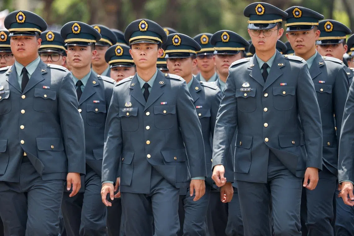 Keep out of China's clutches, Taiwan's president tells military cadets