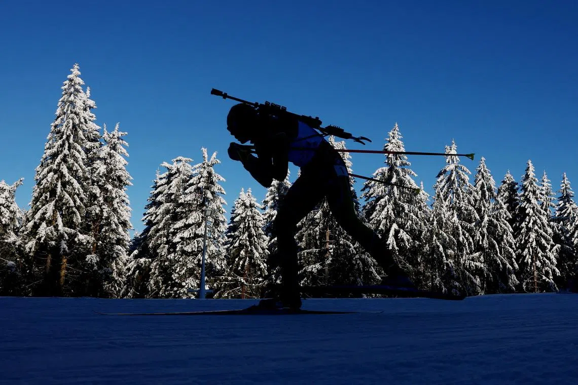 Biathlon-Sweden's Oeberg revels in Anterselva atmosphere ahead of Games
