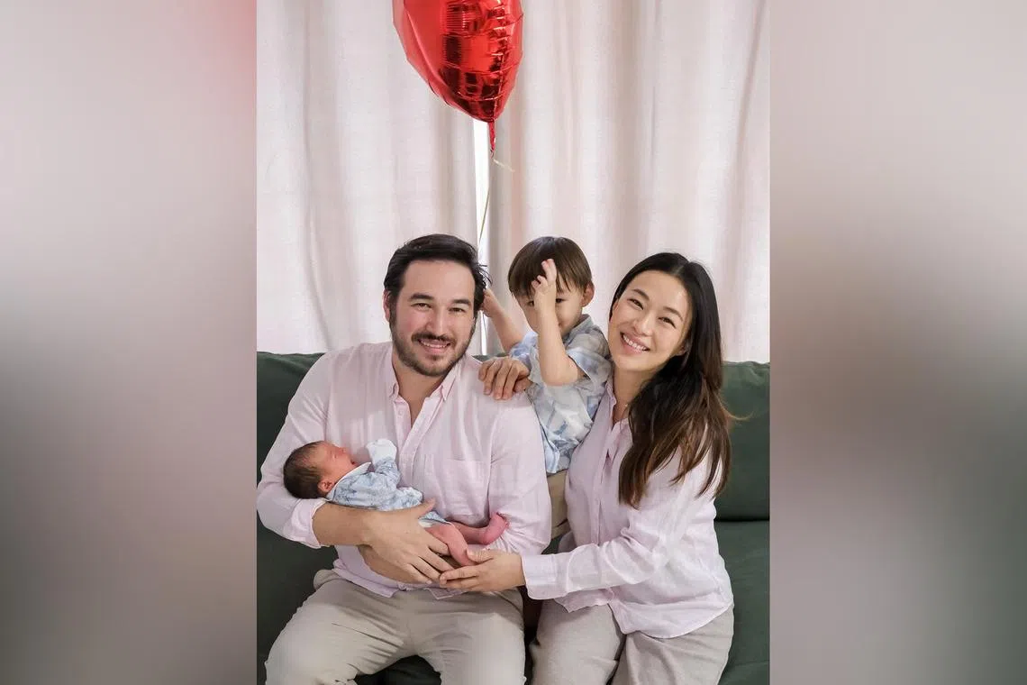Actress Rebecca Lim has welcomed her second child, a baby girl weighing 3.6kg, adding to her growing family with husband Matthew Webster.