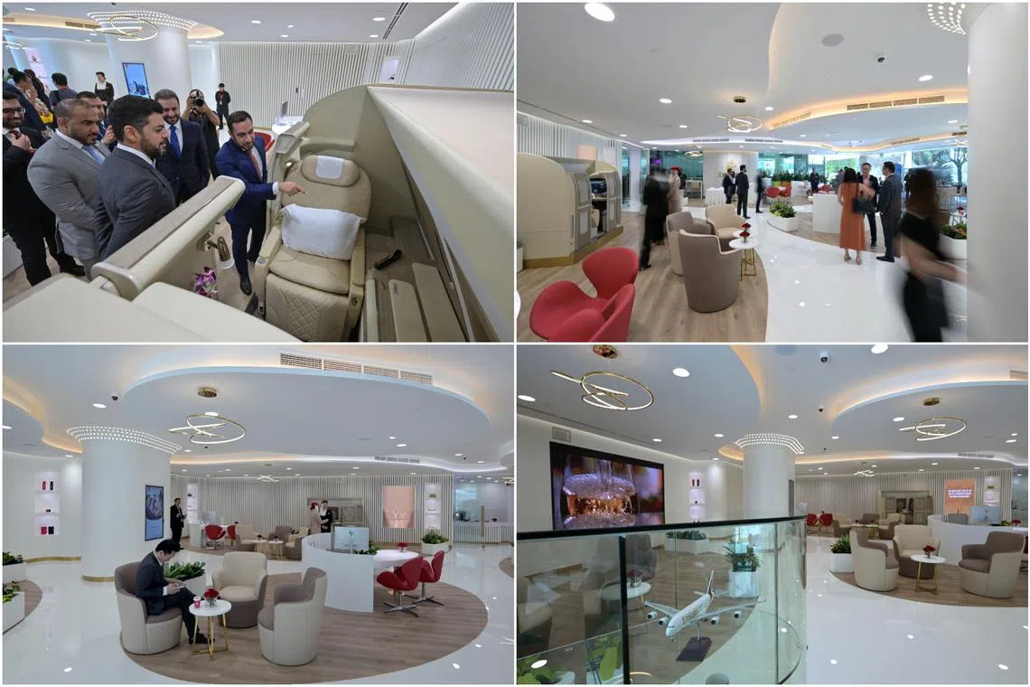 The Emirates World store, which spans over 330 sq m, is located at Odeon 333, across the street from Raffles Hotel.