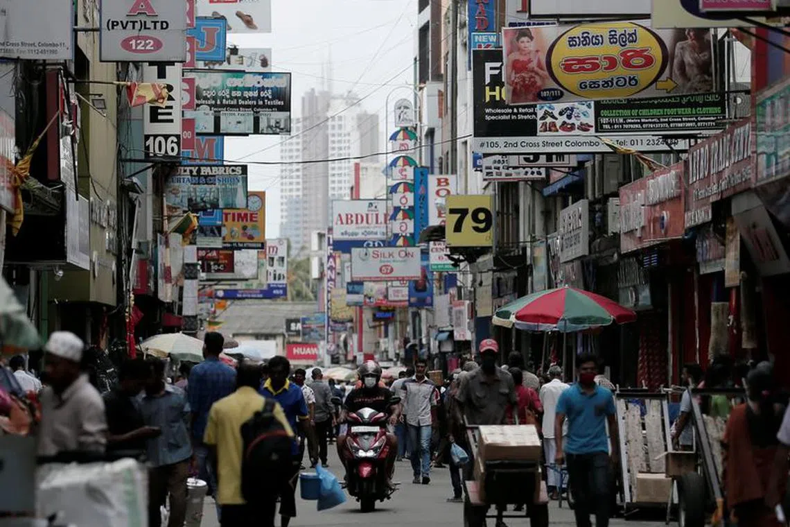 FILE PHOTO: A general view of the business district in Colombo, Sri Lanka, September 9, 2020. REUTERS/Dinuka Liyanawatte