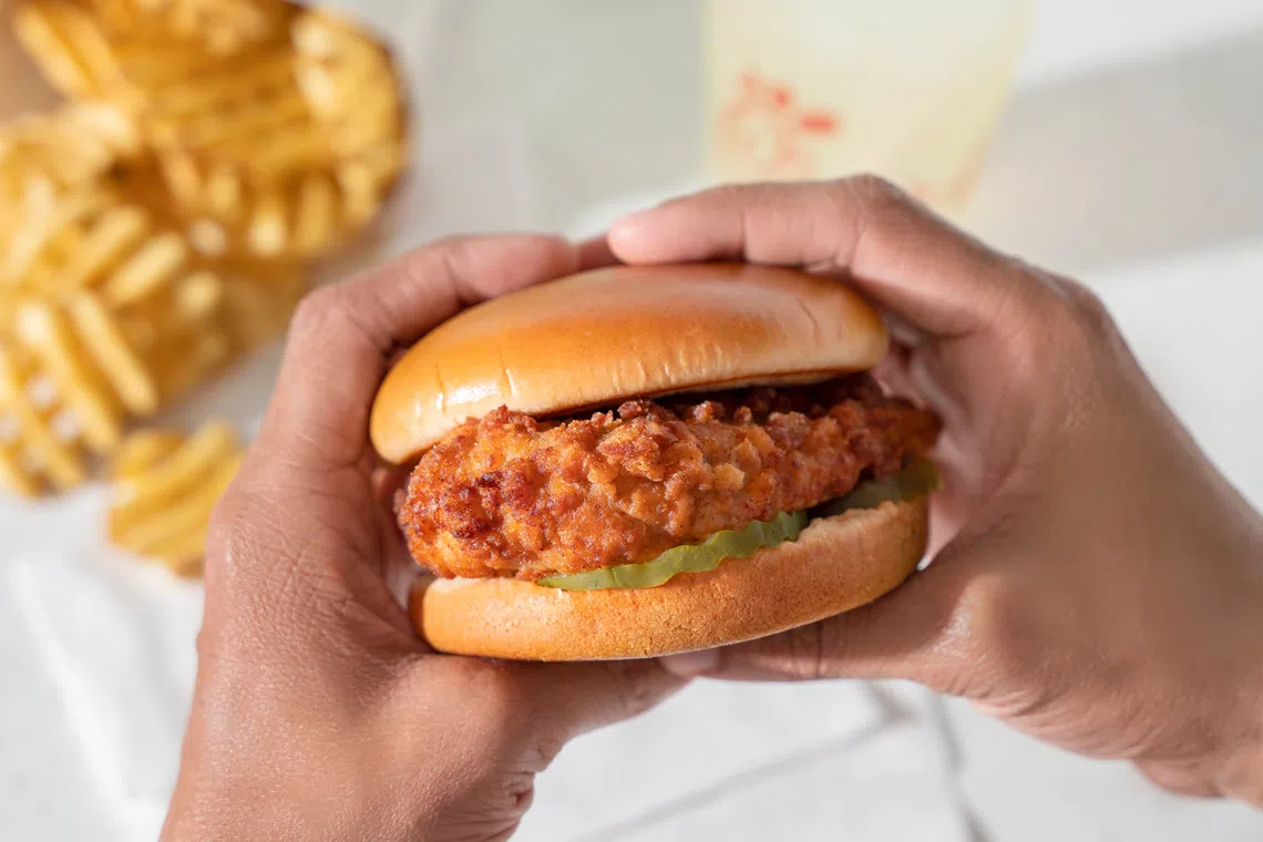 Chick-fil-A's Chicken Sandwich and Waffle Potato Fries will be available at its Bugis+ outlet.