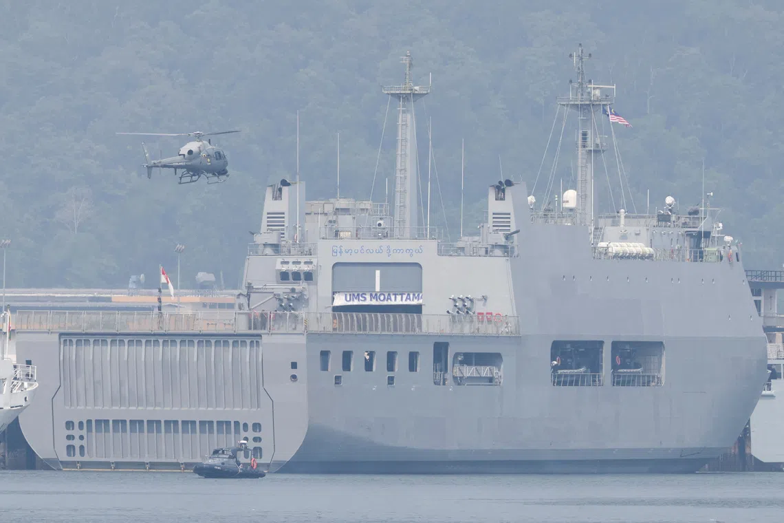 Myanmar ships with returnees from Malaysia enter home waters, state media says
