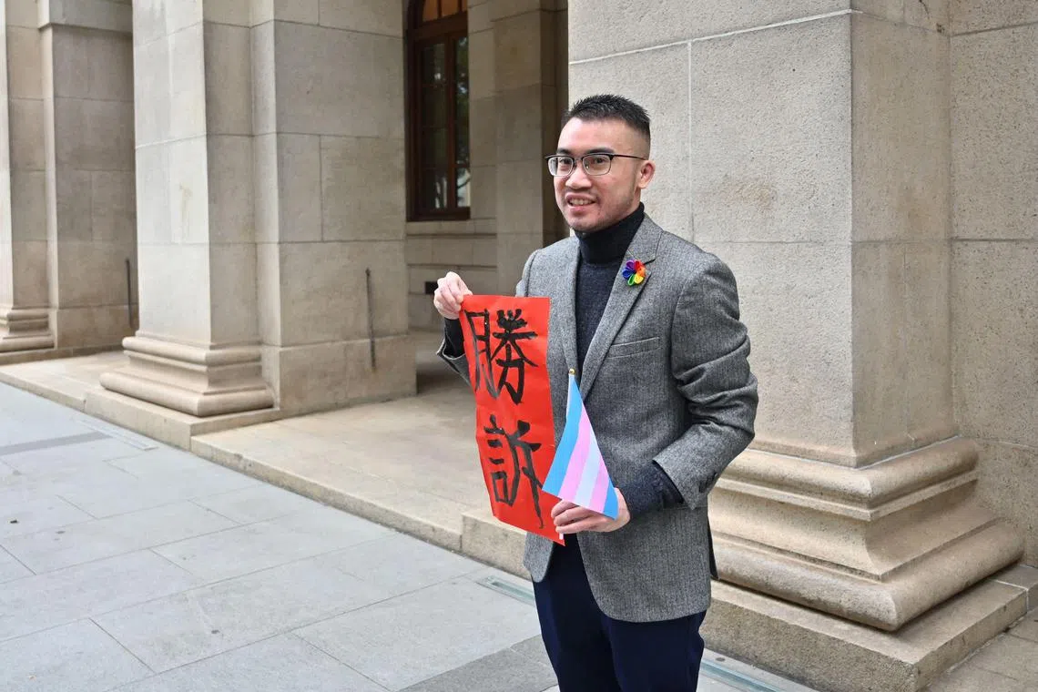 Transgender activist Henry Tse says he is still waiting for his identity card to be formally changed to show he is a man.
