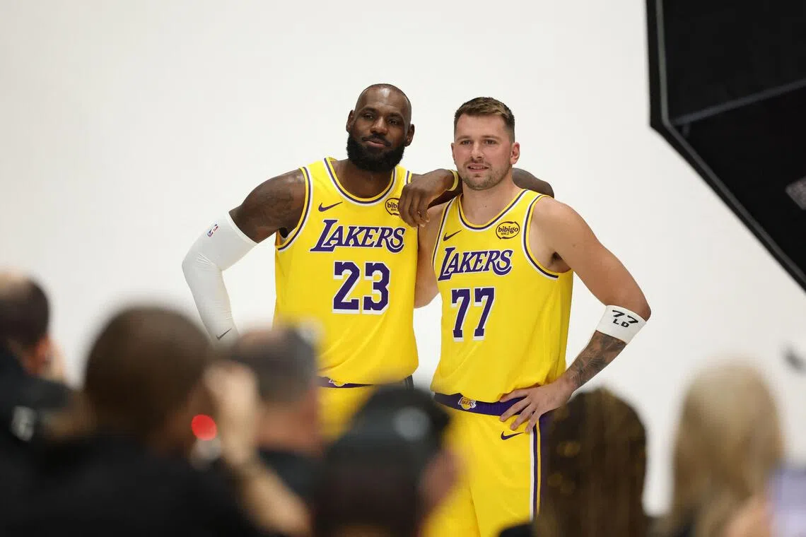 The Big Question: Can Luka Doncic and LeBron James gel to deliver success for the LA Lakers?