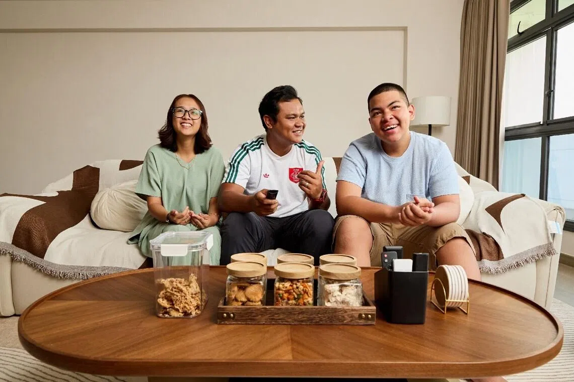 Tengah residents enjoying Centralised Cooling System.