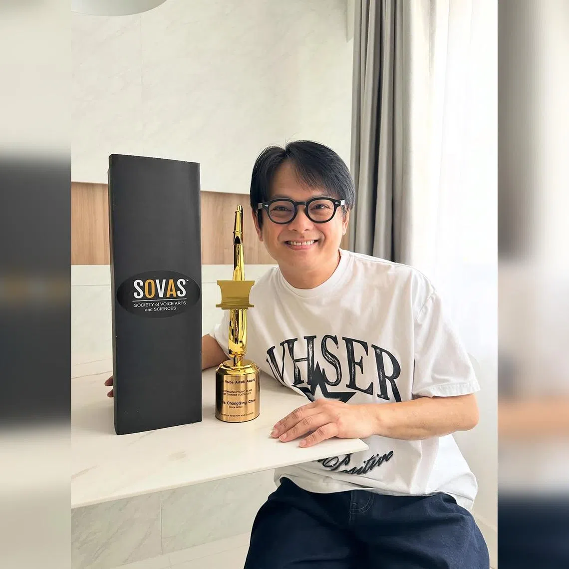 Dennis Chew has been awarded the Outstanding Promo Demo – Best Chinese Voiceover by the Society of Voice Arts and Sciences.