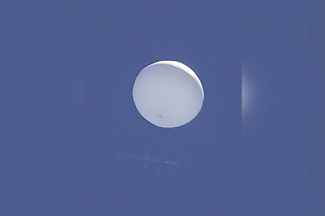 An unidentified flying object is seen over Sendai in Miyagi prefecture on June 17, 2020