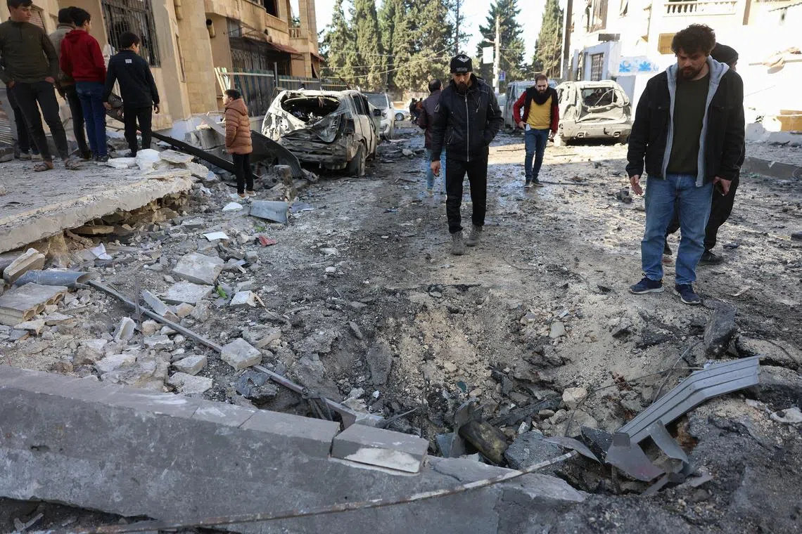 Syrian and Russian aircraft staged deadly strikes on Dec 1 in support of the government.