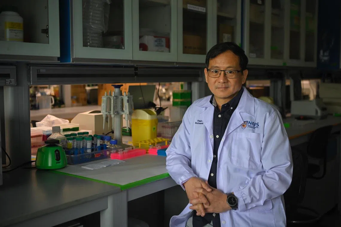 Associate Prof Too Heng Phon, Co-founder of MiRXES, pictured on November 14, 2022.