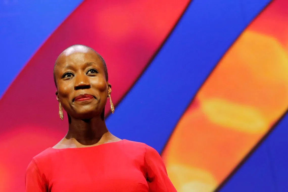 FILE PHOTO: Jury member singer-songwriter and composer Rokia Traore at the 68th Cannes Film Festival in Cannes, southern France, May 13, 2015. REUTERS/Regis Duvignau/File Photo