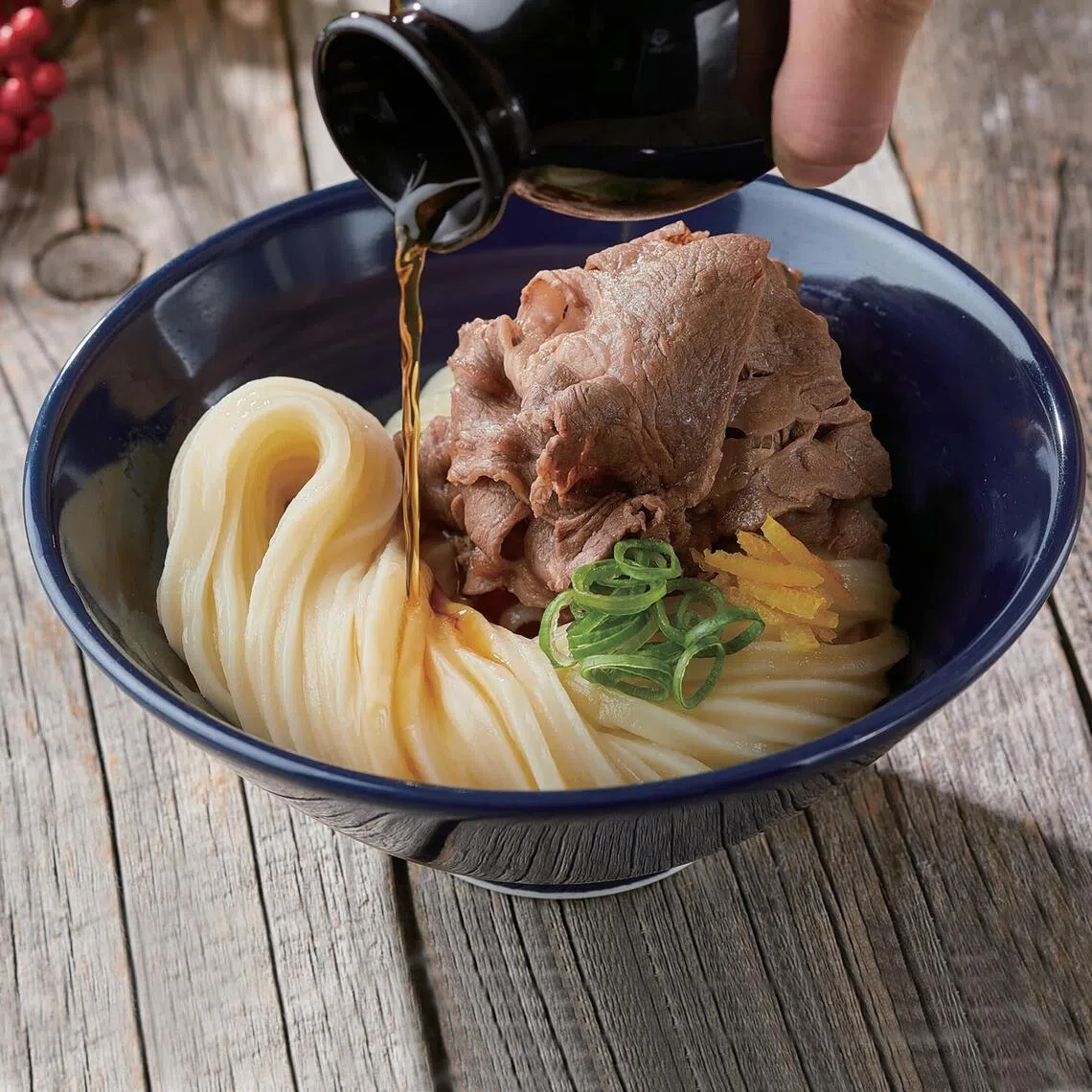 Udon Shin's Yuzu Wagyu Udon.