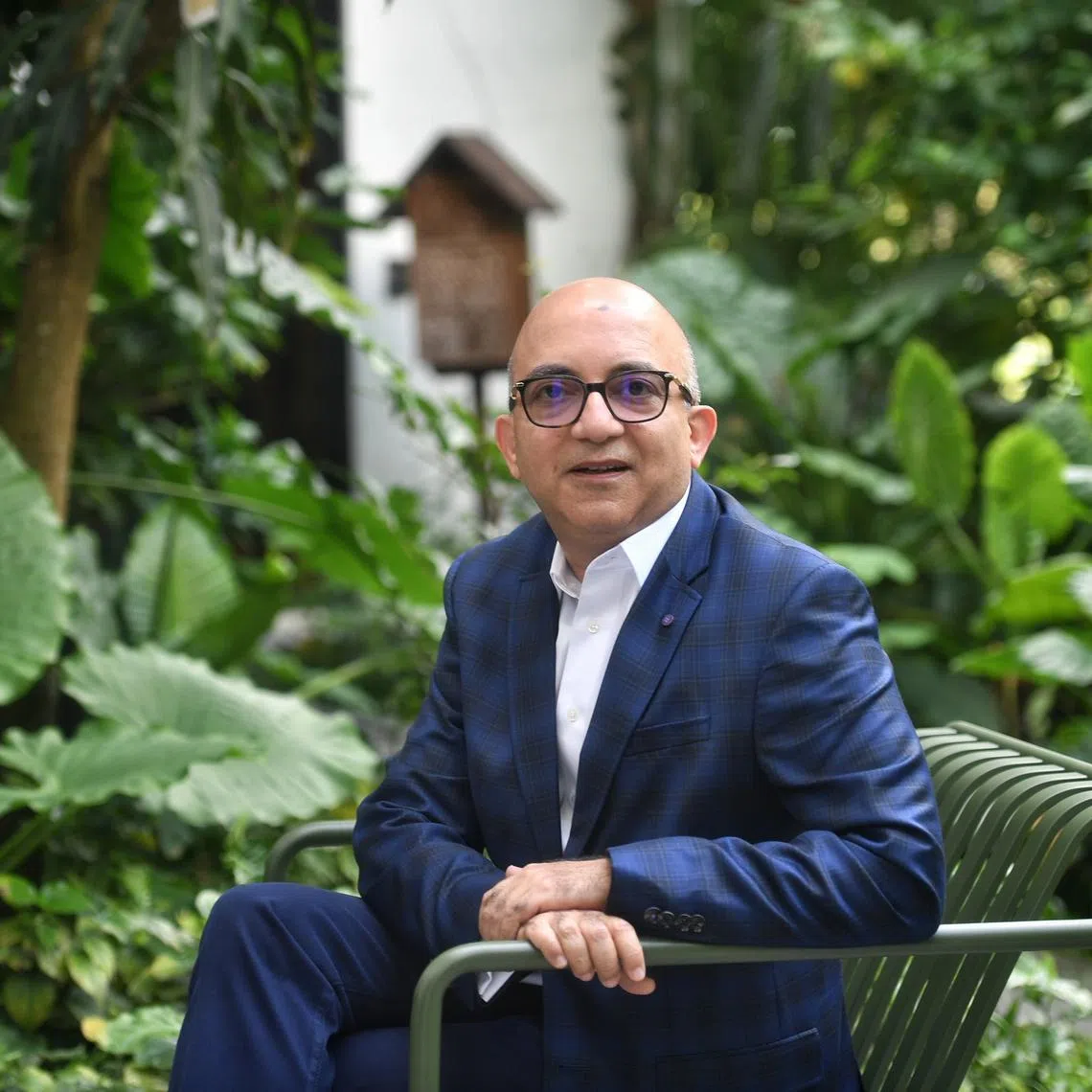 Stewardship Asia Centre’s chief executive officer Rajeev Peshawaria at Temasek Shophouse on March 26 2022. He stresses the importance of steward leadership, which refers to the “desire and persistence to create a collective better future” where companies address either social or environment and climate issues.