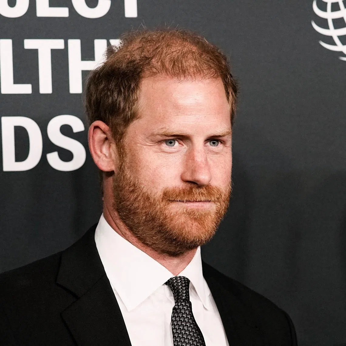 Britain's Prince Harry attends the \"Project Healthy Minds\" World Mental Health Day Gala in New York City, U.S., October 9, 2025. REUTERS/Eduardo Munoz