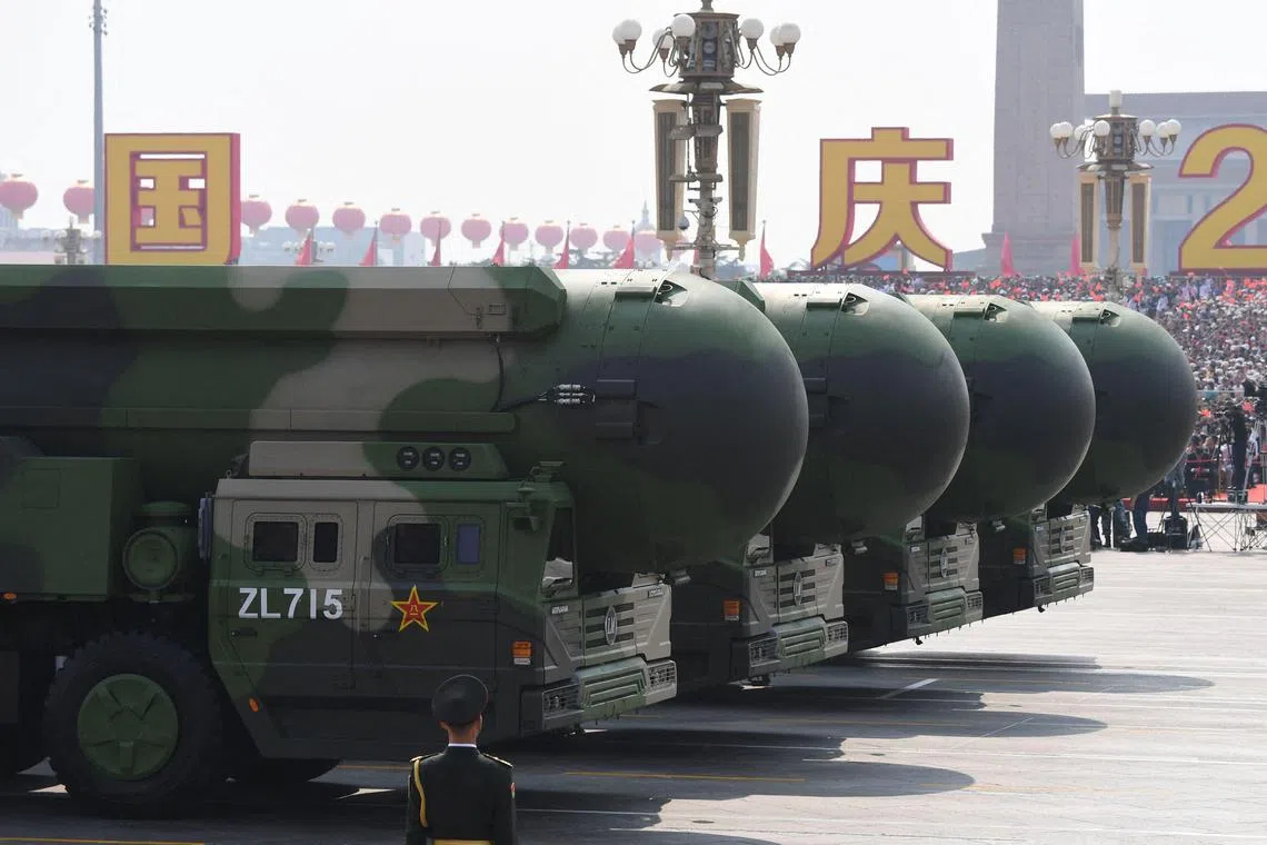 China increased its stockpile from 350 to 410 warheads.