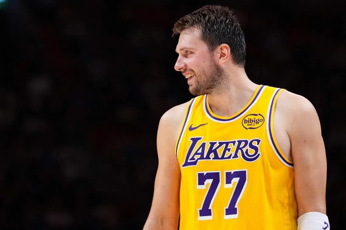 Luka Doncic will be available as Los Angeles Lakers face NBA play-offs-bound Detroit Pistons