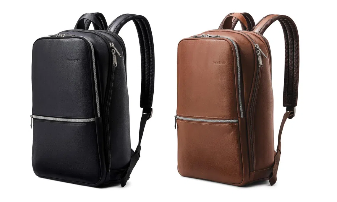 Melhor bolsa para laptop em Cingapura: mochila de couro Samsonite Classic