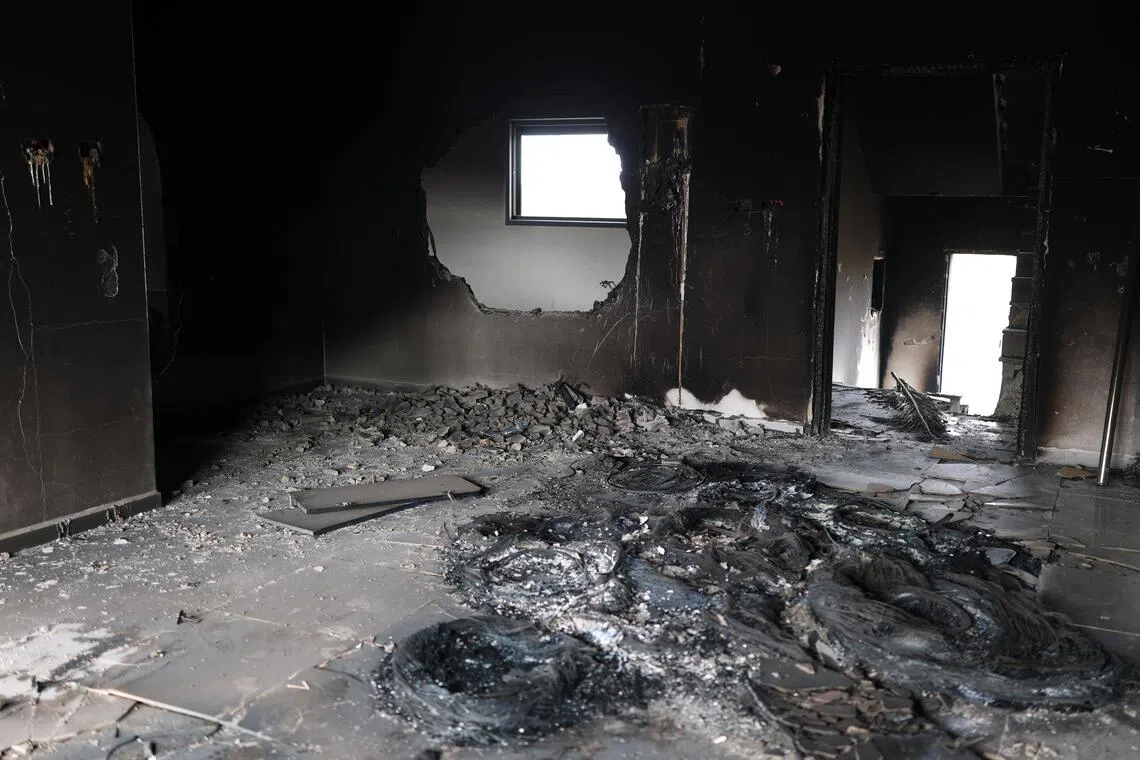 Israeli settlers attacked the village early Sept 29, setting fire to two homes belonging to the Palestinian Tubasi family and several vehicles.