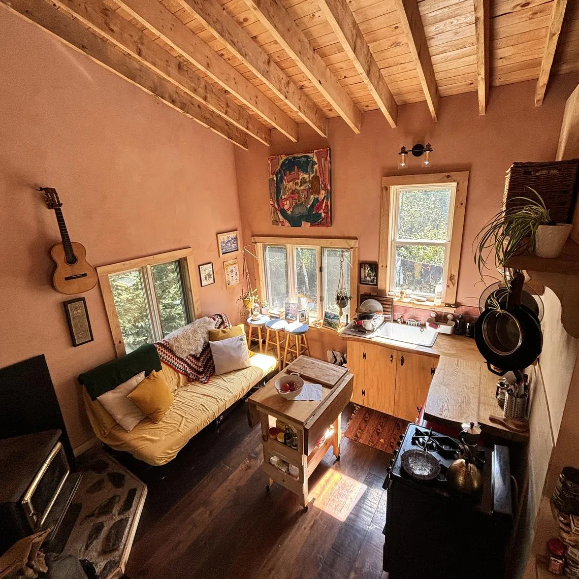 The writer visited a friend's farm cabin built on the South Shore of Nova Scotia, Canada.