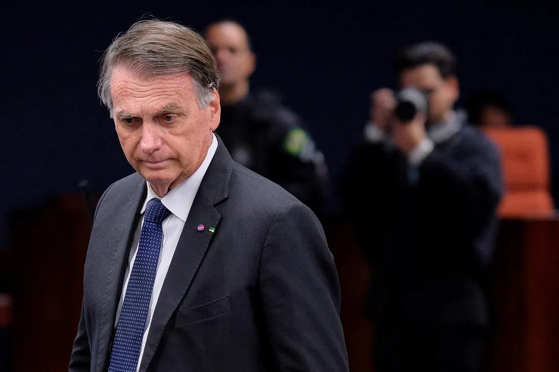 Former Brazilian president Jair Bolsonaro had allegedly helped orchestrate an illegal surveillance scheme to target political enemies during his term, a federal police report shows.