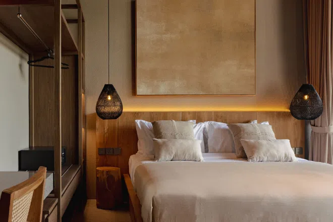 Best hotels in Bali: The Akasha Canggu Hotel room