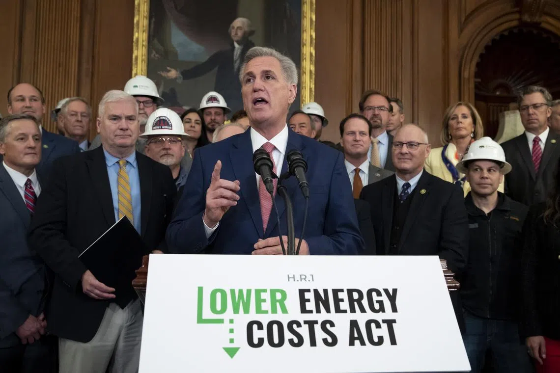 House Speaker Kevin McCarthy says his Republican majority is close to agreement on a plan to tackle the US debt ceiling and address their priorities for lowering spending.