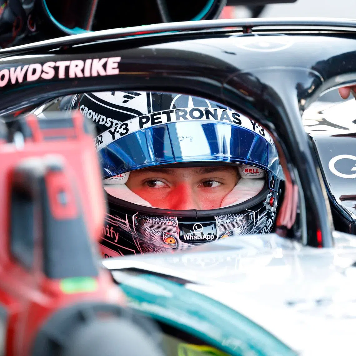 Formula One F1 - Japanese Grand Prix - Suzuka Circuit, Suzuka, Japan - March 27, 2026 Mercedes' Andrea Kimi Antonelli during practice REUTERS/Kim Kyung-Hoon