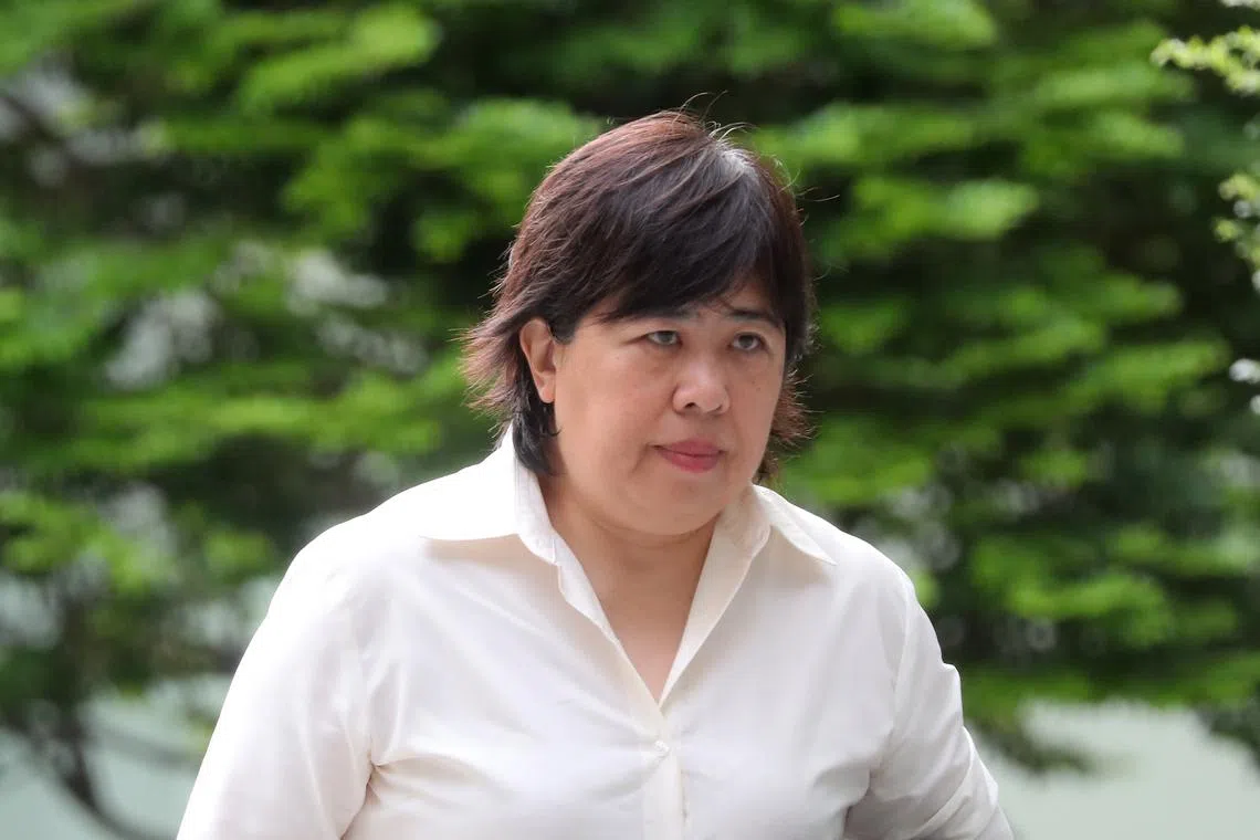 Phoon Chiu Yoke claimed trial after being accused of not wearing a mask in Orchard Road on March 6, 2022.