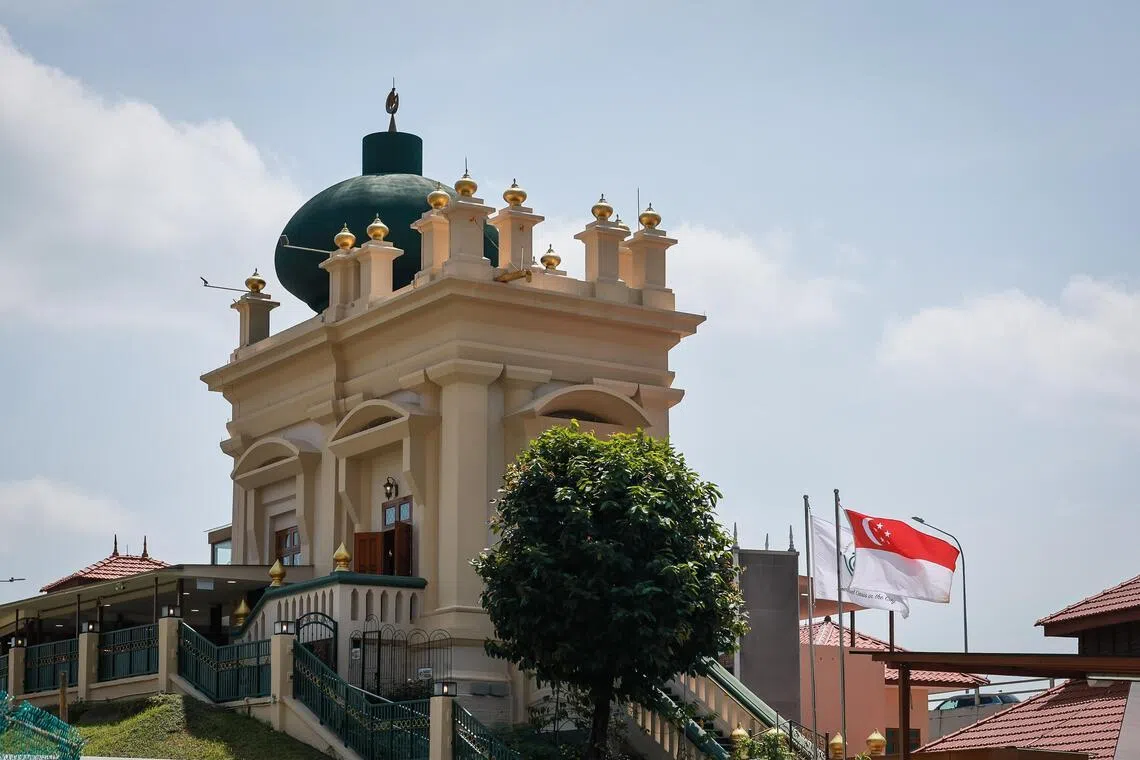The mausoleum, located at Haji Muhammad Salleh Mosque in Palmer Road, now has a new dome with Islamic calligraphy, freshly painted walls, and reinforced structures. 
