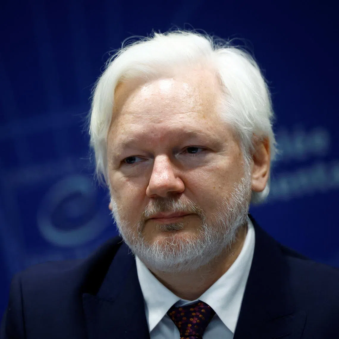 WikiLeaks' founder Julian Assange attends a hearing on his detention and conviction, and their effect on human rights before the Committee on Legal Affairs and Human Rights of the Parliamentary Assembly of the Council of Europe (PACE) in Strasbourg, France, October 1, 2024. REUTERS/Stephane Mahe