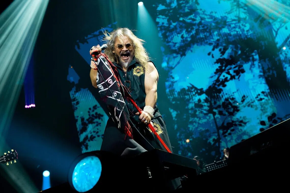 Malaysian band Wings lost two members, but the show must go on, says singer Awie