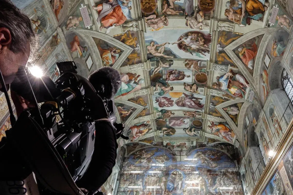 Visitors will still be able to access the Sistine Chapel during the restoration..