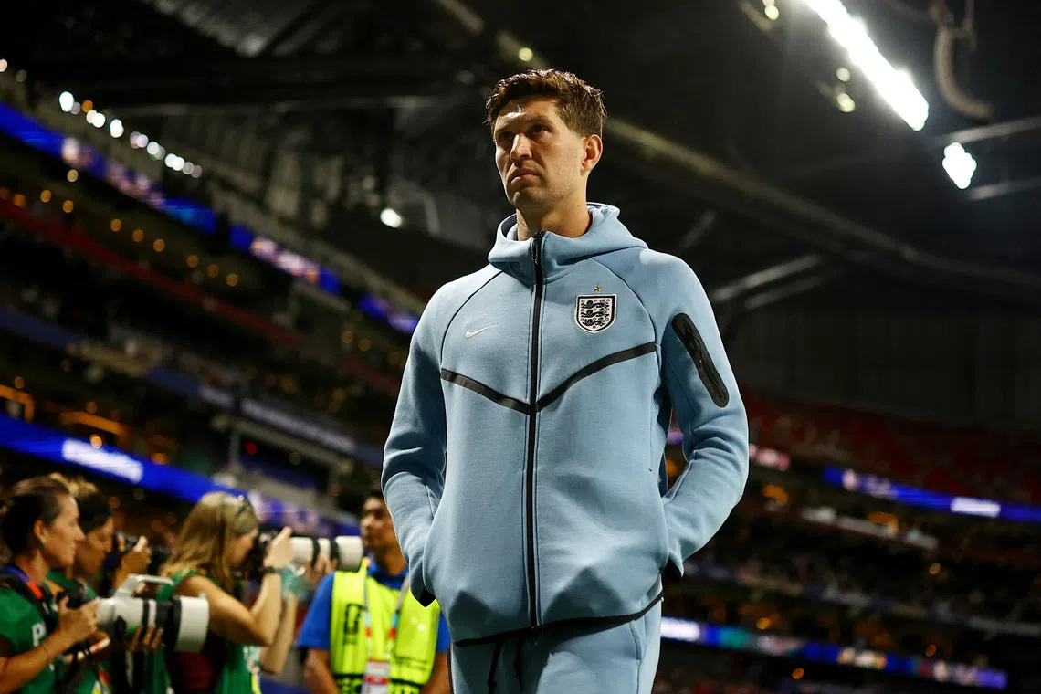 Soccer Football - FIFA World Cup 2026 - Semi Final - England v Argentina - Atlanta Stadium, Atlanta, Georgia, U.S. - July 15, 2026 England's John Stones inside the stadium before the match REUTERS/Agustin Marcarian