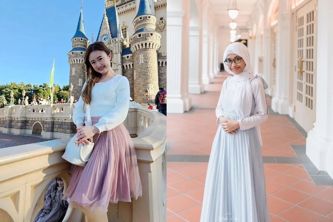 Ms Tammy Tan (left) and Ms Nur Haziqah Amellia are among 20 youths who shared their personal struggles in a new book called Gems in the Rough.