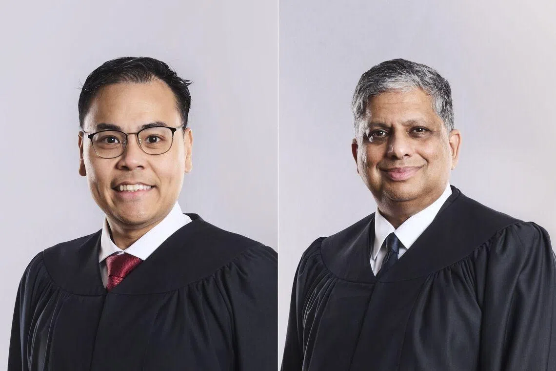 Two Singapore High Court judges appointed