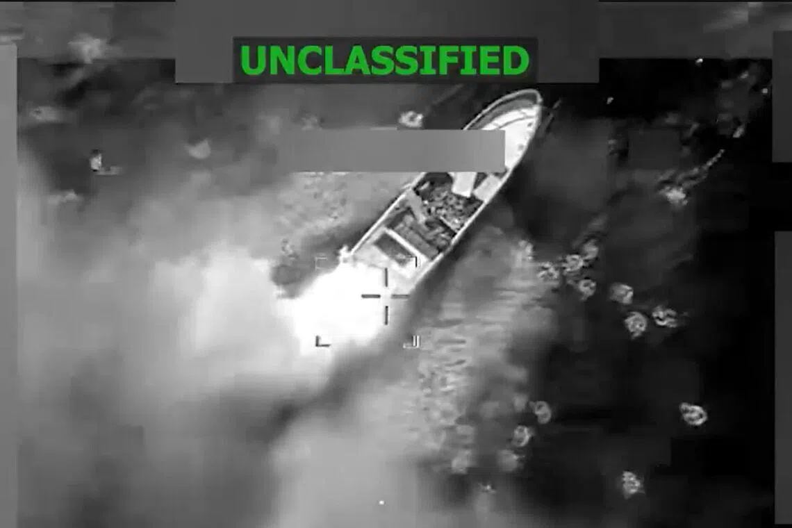 The US Southern Command said in a statement on X that "two narco-terrorists were killed" and that there was one survivor from the strike.